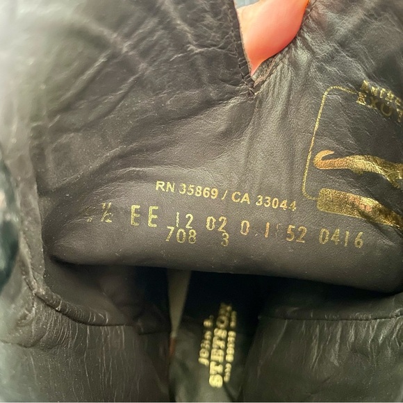 Stetson BLACK FALLS ALLIGATOR COWBOY BOOT size 9 1/2 EE - Picture 9 of 16